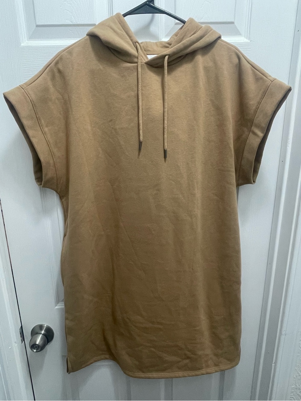 DSG Camel Sleeveless Hoodie Dress
